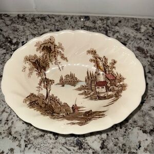 Johnson Brothers England The Old Mill Serving Bowl EUC